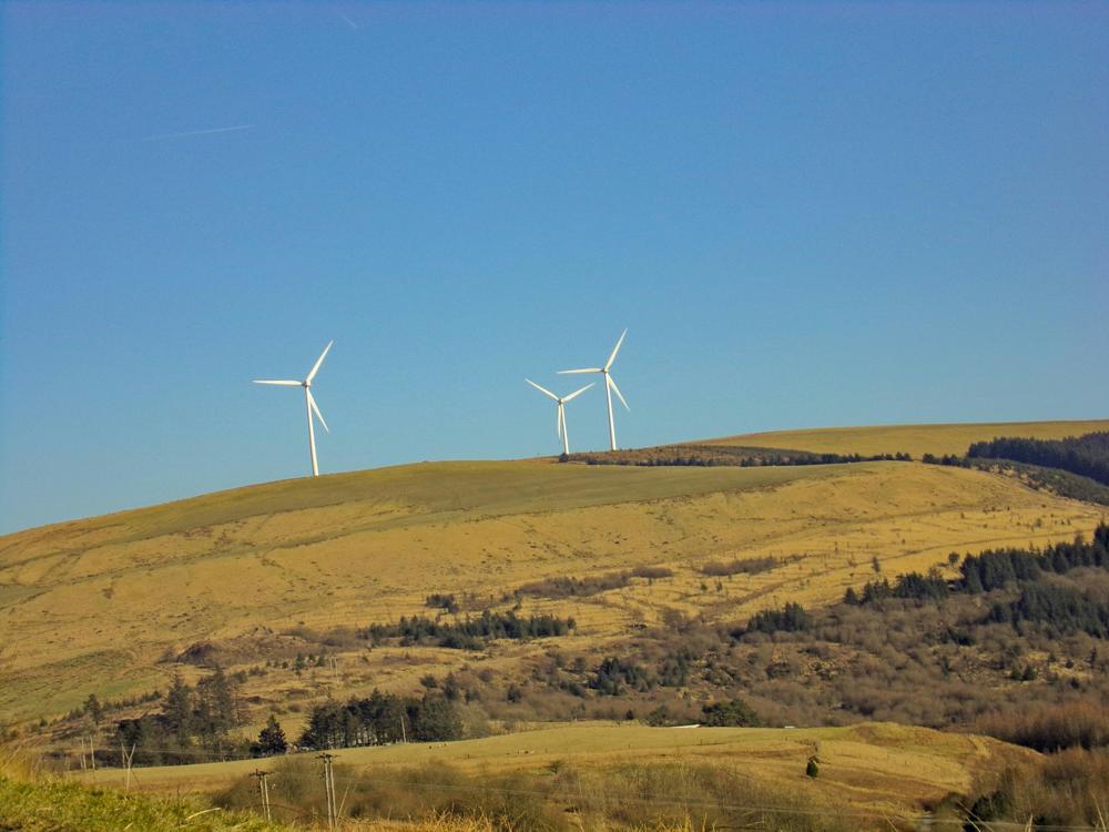 wind turbines